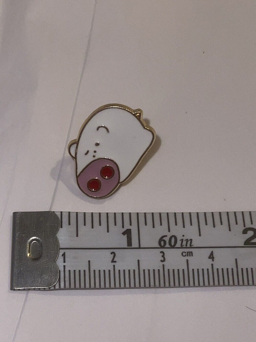 Pig With Pink Nose Brooch